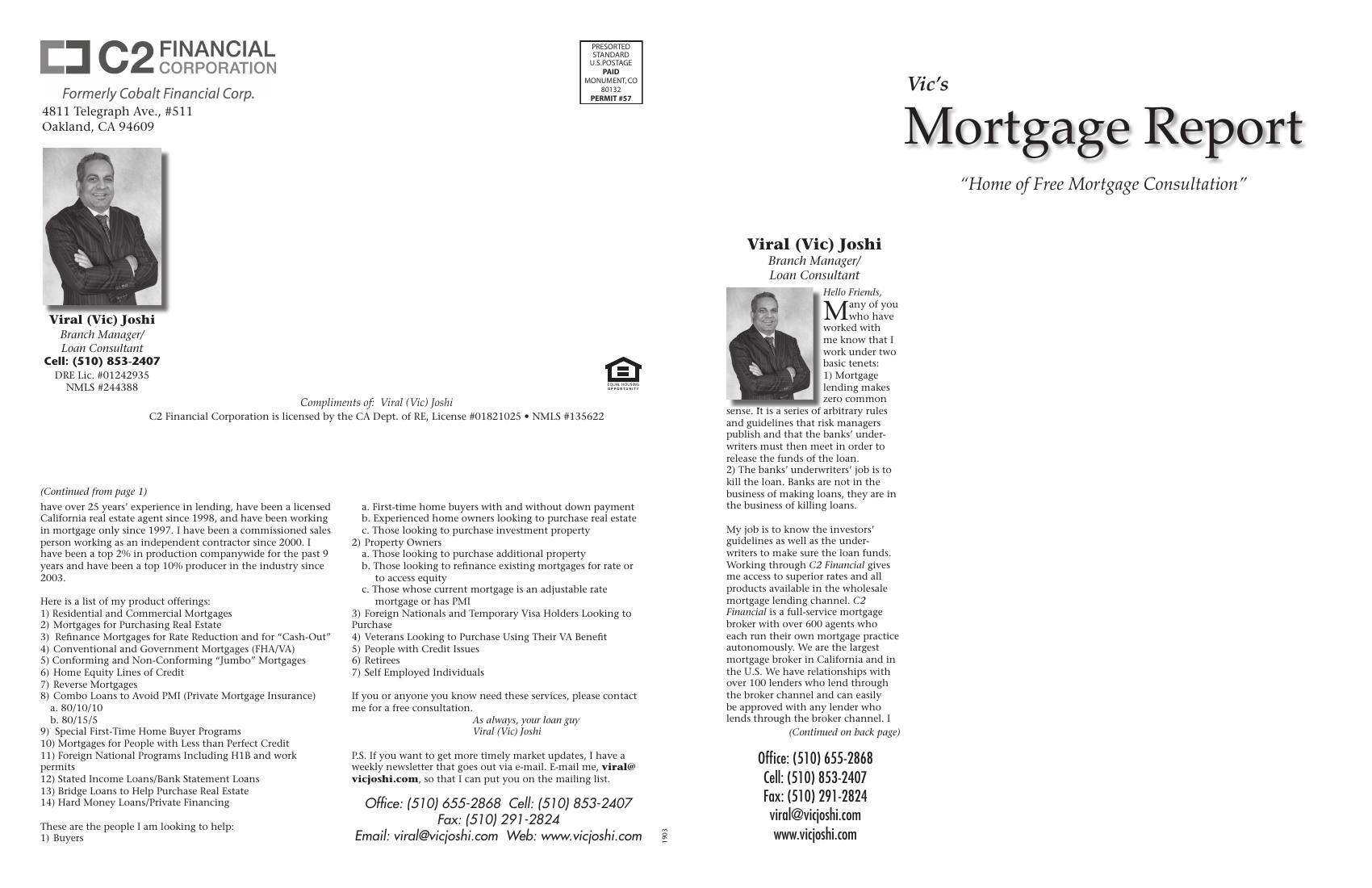 Vic's Mortgage Report, February 2019