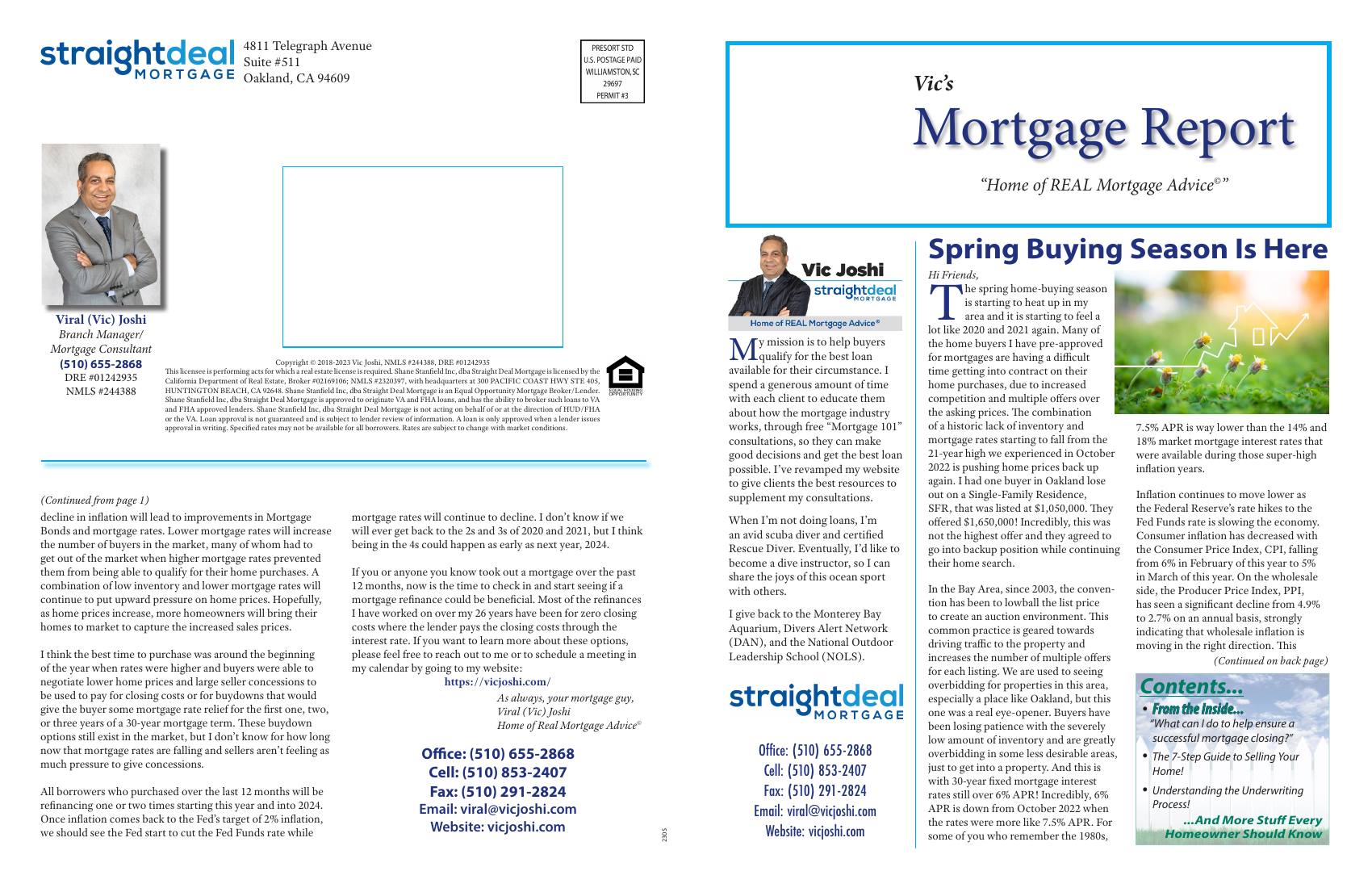 Vic's Mortgage Report, May 2023