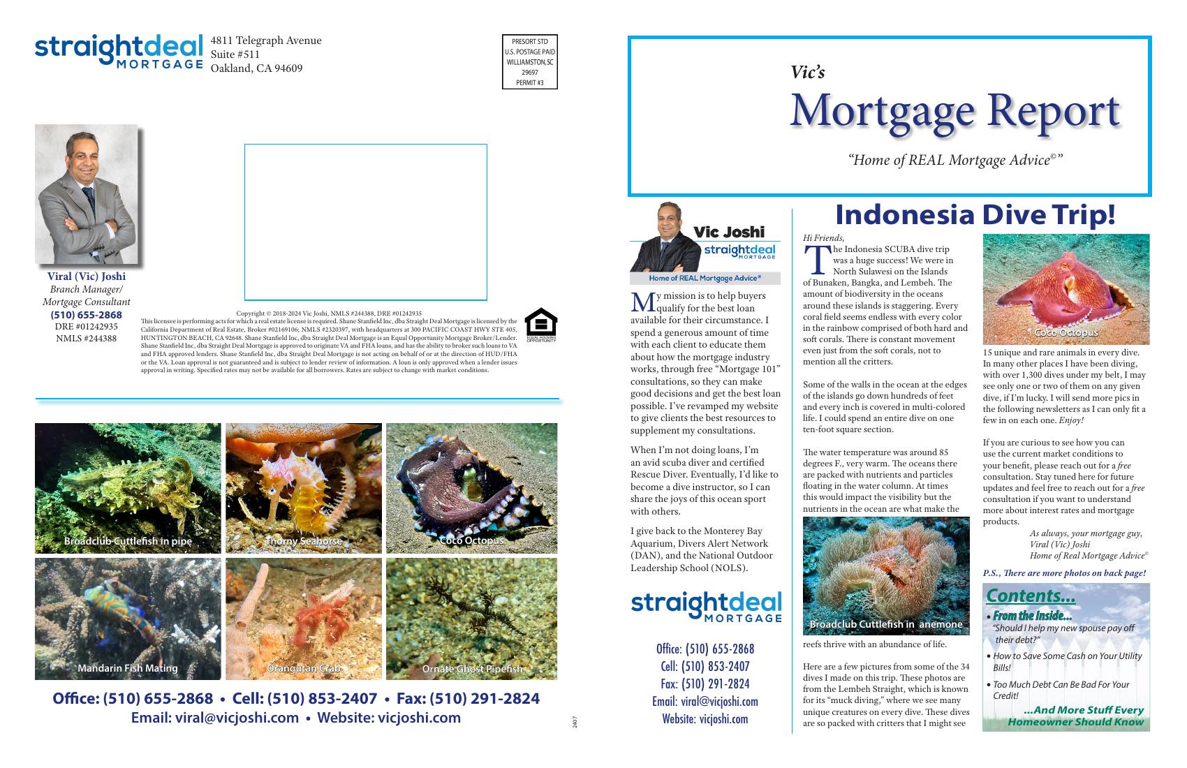 Vic's Mortgage Report, July 2024