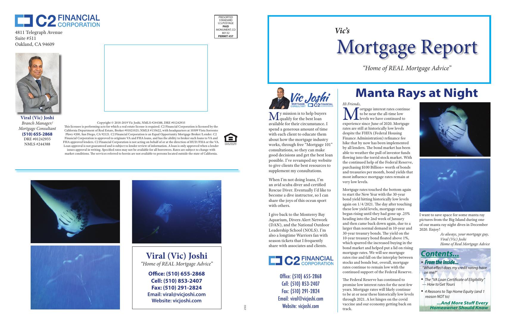 Vic's Mortgage Report, February 2021