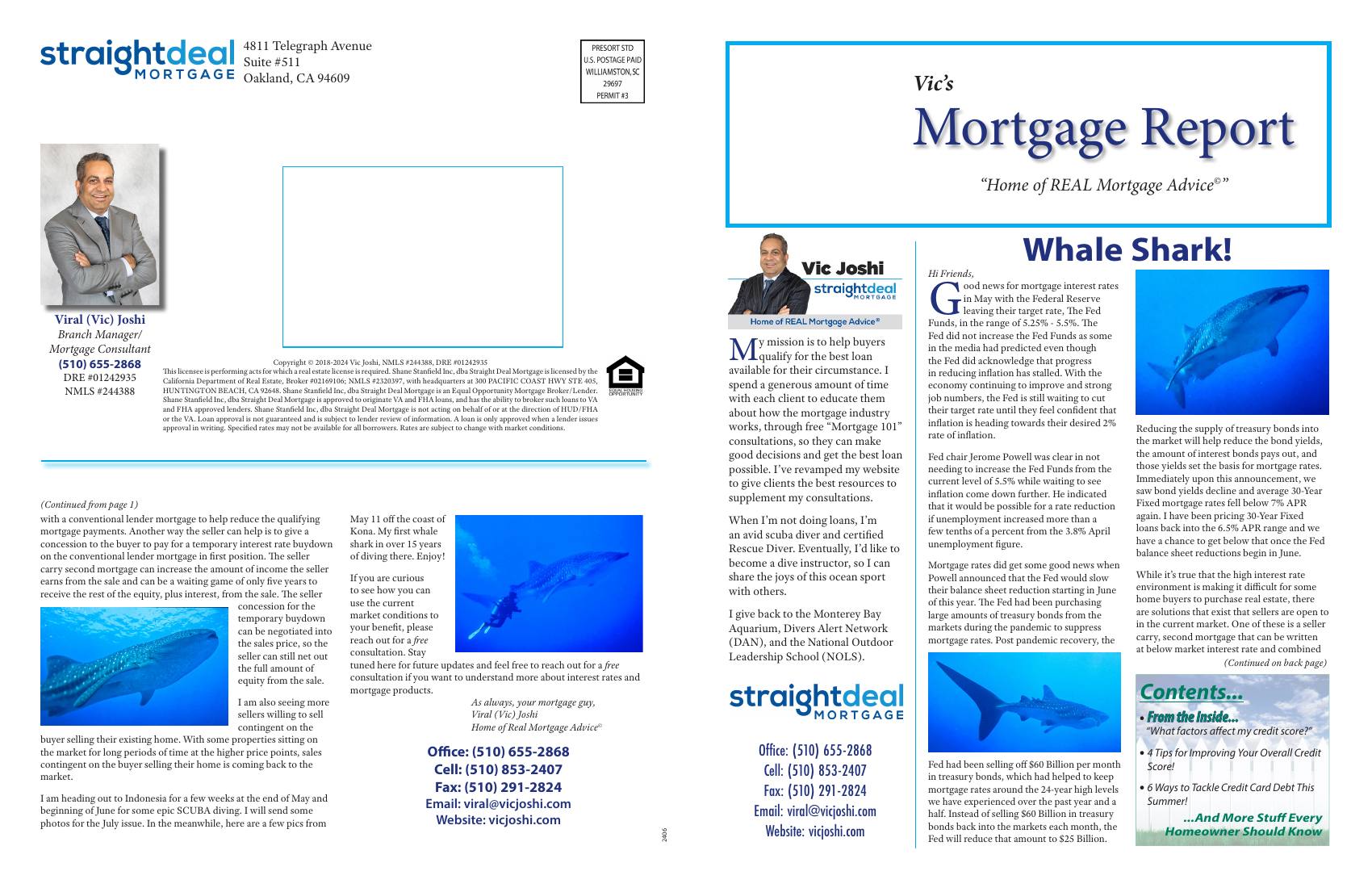 Vic's Mortgage Report, June 2024
